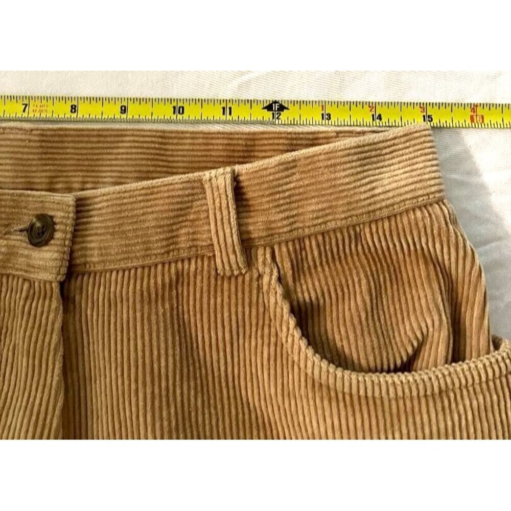 Lauren Ralph Lauren Girls Corduroy Pants‎ Beige 8 Preppy School Aesthetic Chic - Picture 7 of 11